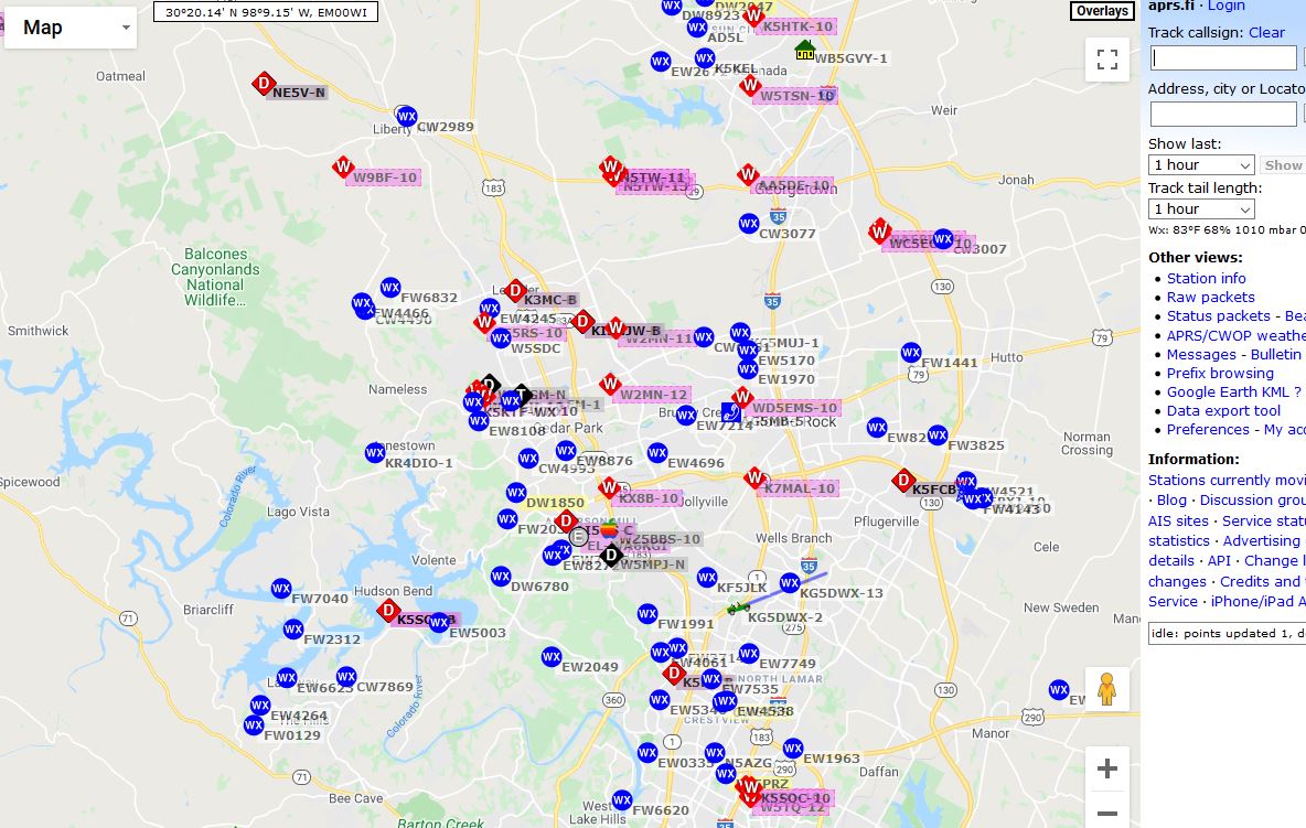 APRS Map